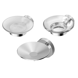 Настенная мыльница Iom хром, с держателем A9123AA Ideal Standard 