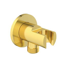 Шланговое подключение IdealRain сатин, золото, с держателем BC807A2 Ideal Standard 