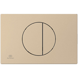 Клавиша смыва Oleas брашированная, пластик, механическая, бронзовая R0503J6 Ideal Standard 