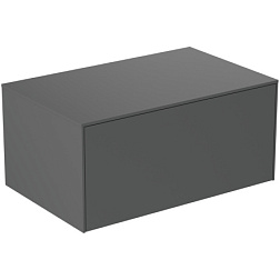 Модуль под раковину Conca 80х50,5х37 см, без выреза в столешнице, антрацит матовый, система push-to-open T4312Y2 Ideal Standard 