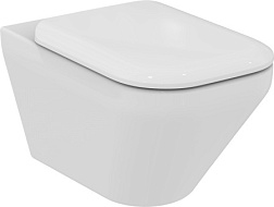 Подвесной унитаз Tonic II 36х56,5 см, безободковый, с сиденьем K316501 Ideal Standard 