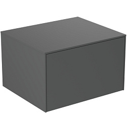 Модуль под раковину Conca 60х50,5х37 см, без выреза в столешнице, антрацит матовый, система push-to-open T4311Y2 Ideal Standard 