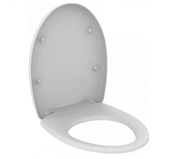 Сиденье для унитаза Ecco металлические шарниры, дюропласт W301401 Ideal Standard 