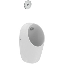 Писсуар I.life со встраиваемым нажимным механизмом смыва, подвод воды сзади E266201 Ideal Standard 