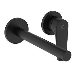 Внешняя часть смесителя на раковину Ceralife O матовый, излив 18 см, чёрный цвет BE019XG Ideal Standard 