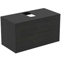 Модуль под раковину Conca 100х50,5х55 см, копченый дуб, система push-to-open T3942Y4 Ideal Standard 