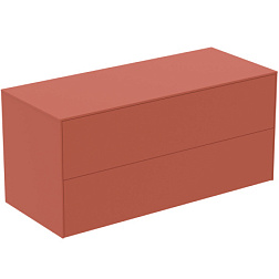 Тумба для ванной Conca матовый закат, подвесной монтаж 120х50,5х55 см T4324Y3 Ideal Standard 