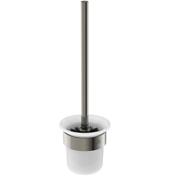 Настенный ёршик Conca стеклянная колба, цвет стальной T4495GN Ideal Standard 
