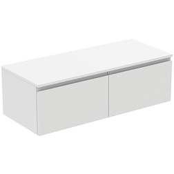 Модуль под раковину Finesse 120,2х50,5х37,8 см, 2 ящика (расположены рядом), со столешницей, белый матовый (лак) E3436Y1 Ideal Standard 