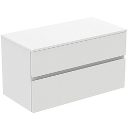 Модуль под раковину Finesse 100,2х50,5х55,8 см, со столешницей, белый матовый (лак) E3435Y1 Ideal Standard 