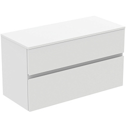 Модуль под раковину Finesse 100,2х44х55,8 см, со столешницей, белый матовый (лак) E3424Y1 Ideal Standard 