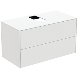 Модуль под раковину Conca 100х50,5х55 см, белый матовый, система push-to-open T3942Y1 Ideal Standard 