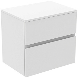 Модуль под раковину Finesse 60,2х44х55,8 см, со столешницей, белый матовый (лак) E3422Y1 Ideal Standard 