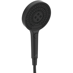 Душевая лейка Solos матовая, 3 режима ручной лейки, чёрный цвет, без шланга A7896XG Ideal Standard 