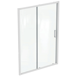 Душевая дверь в нишу Connect 2 130х195 см, реверсивная, 6 мм, белый профиль K968501 Ideal Standard 