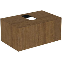Модуль под раковину Conca 80х50,5х37 см, темный орех, система push-to-open T3929Y5 Ideal Standard 
