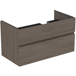 Модуль под раковину Finesse 100х50,5х55 см, правосторонний, темный вяз (натуральный шпон) E3446UR Ideal Standard 