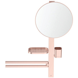 Настенное косметическое зеркало для ванной Alu + цвет розовый BD588RO Ideal Standard 