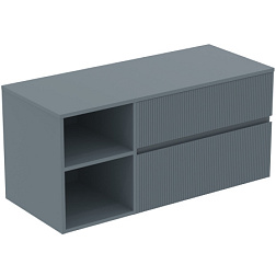 Модуль под раковину Finesse 120,2х50,5х55,8 см, со столешницей, пепельно-голубой матовый E3438UQ Ideal Standard 