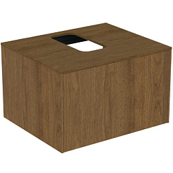 Модуль под раковину Conca 60х50,5х37 см, темный орех, система push-to-open T3928Y5 Ideal Standard 