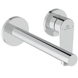 Внешняя часть встраиваемого смесителя для раковины Ceralife O длина излива 18см BE019AA Ideal Standard 