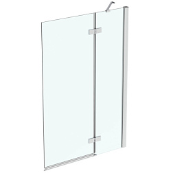 Шторка для ванны I.life 100х150 см, правая, прозрачная, поворотная T4886EO Ideal Standard 
