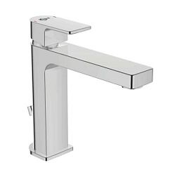 Смеситель для умывальника Edge неповоротный излив, с донным клапаном A7106AA Ideal Standard 