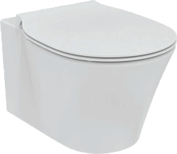 Подвесной унитаз Connect Air 36,5х54,5 см, микролифт, безободковый, с сиденьем E248201 Ideal Standard 