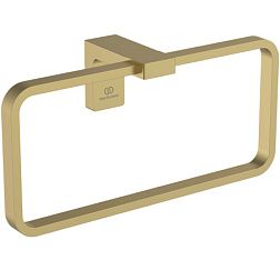 Кольцевой полотенцедержатель Conca шлифованное, золото T4502A2 Ideal Standard 