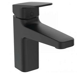 Смеситель для умывальника Ceraplan неповоротный излив, чёрный цвет, без донного клапана BD222XG Ideal Standard 