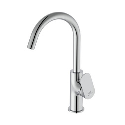 Высокий смеситель на столешницу Ceralife O 30 см, поворотный излив, без донного клапана BE015AA Ideal Standard 