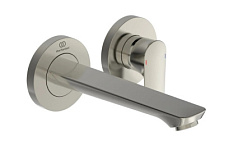 Внешняя часть встраиваемого смесителя для раковины Connect Air длина излива 20см, стальной цвет A7029GN Ideal Standard 