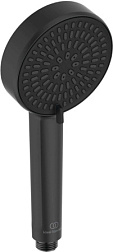 Душевая лейка Alu + матовя, Ø100мм, 2 режима ручной лейки, чёрный цвет, без шланга BD580XG Ideal Standard 