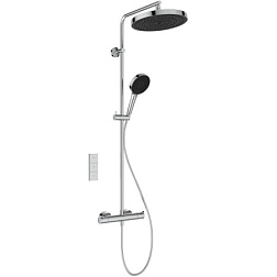 Душевая система без излива Ceratherm T25+ 3 режима ручной лейки, 30 см, round, термостат, верхний душ, с лейкой A7689AA Ideal Standard 